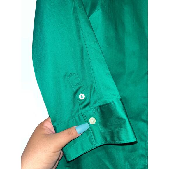 NWT Green Banana Republic Cotton Fitted Stretch M - Picture 3 of 7